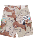 Gallery Dept. G Patch Camo Cargo Shorts Chocolate Chip (1 of 1)