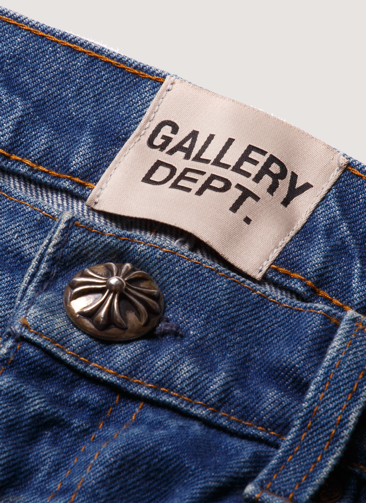 Chrome Hearts Gallery Dept. Reworked Cross Jeans Indigo (Pre-Owned) Chrome Hearts Gallery Dept. Reworked Cross Jeans Indigo (Pre-Owned) - Image 4 | Authenticated at Pieces Los Angeles