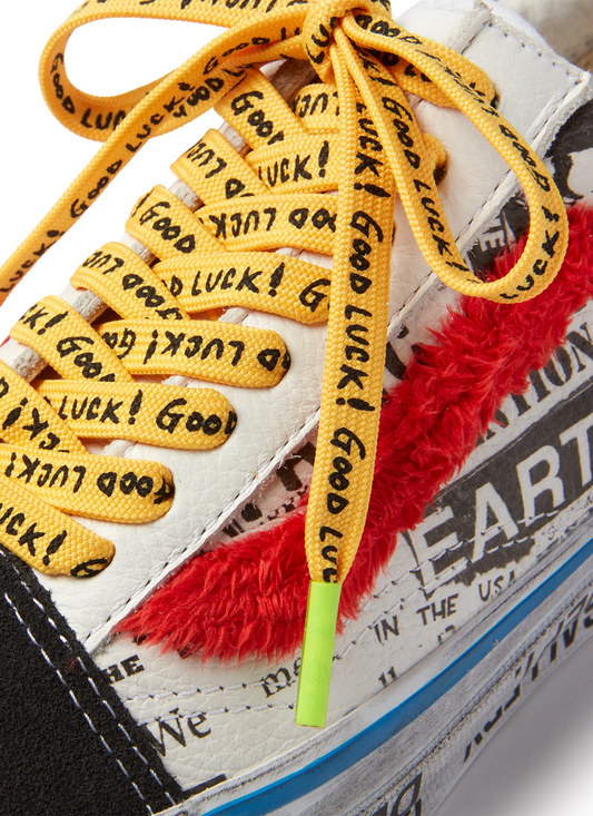 Gallery Dept. x Vans Good Luck Old Skool LX White Black Red