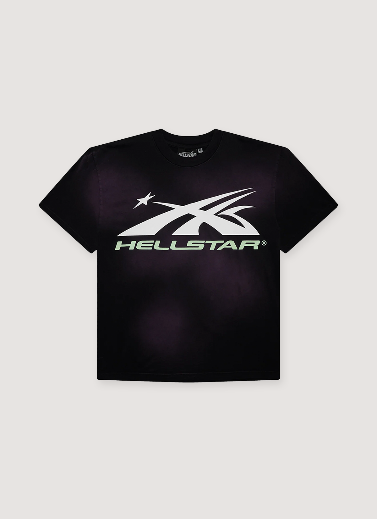 Hellstar Glow In The Dark Sports Logo Tee Purple