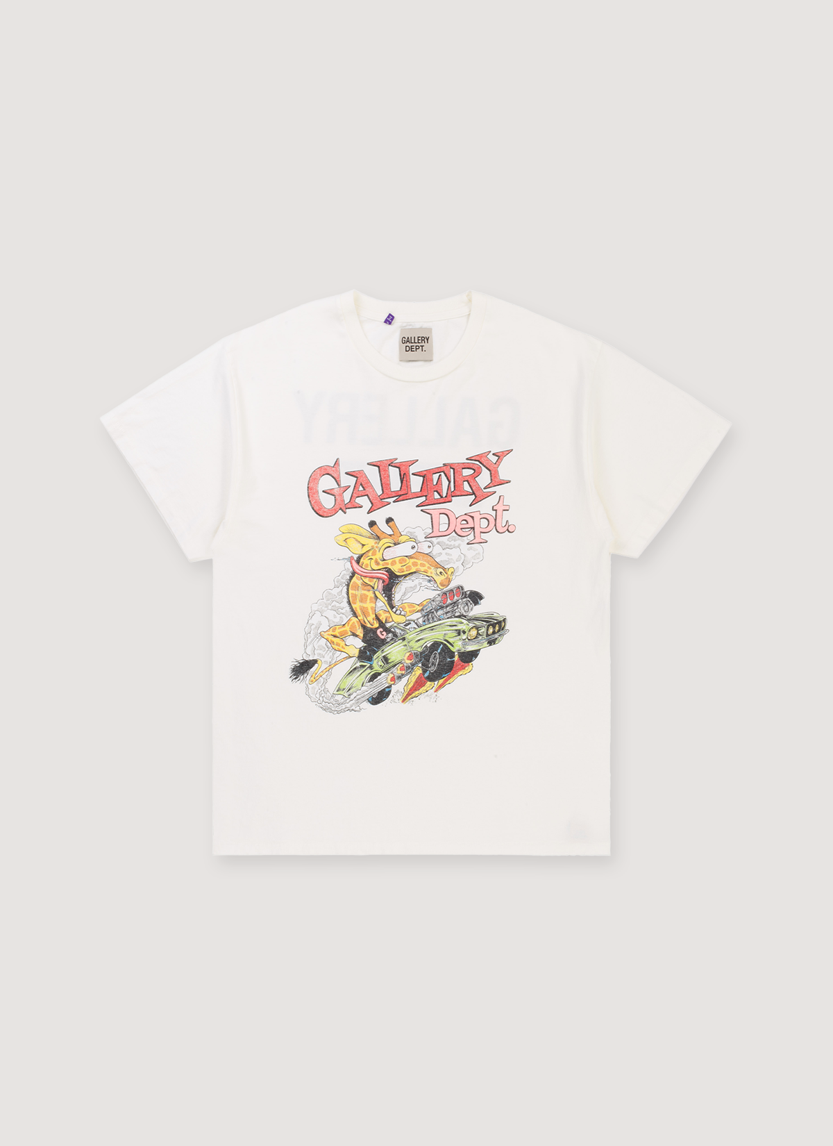 Gallery Dept. Giraffe Tee Archival White – PIECES Gallery Dept. Giraffe Tee Archival White – PIECES