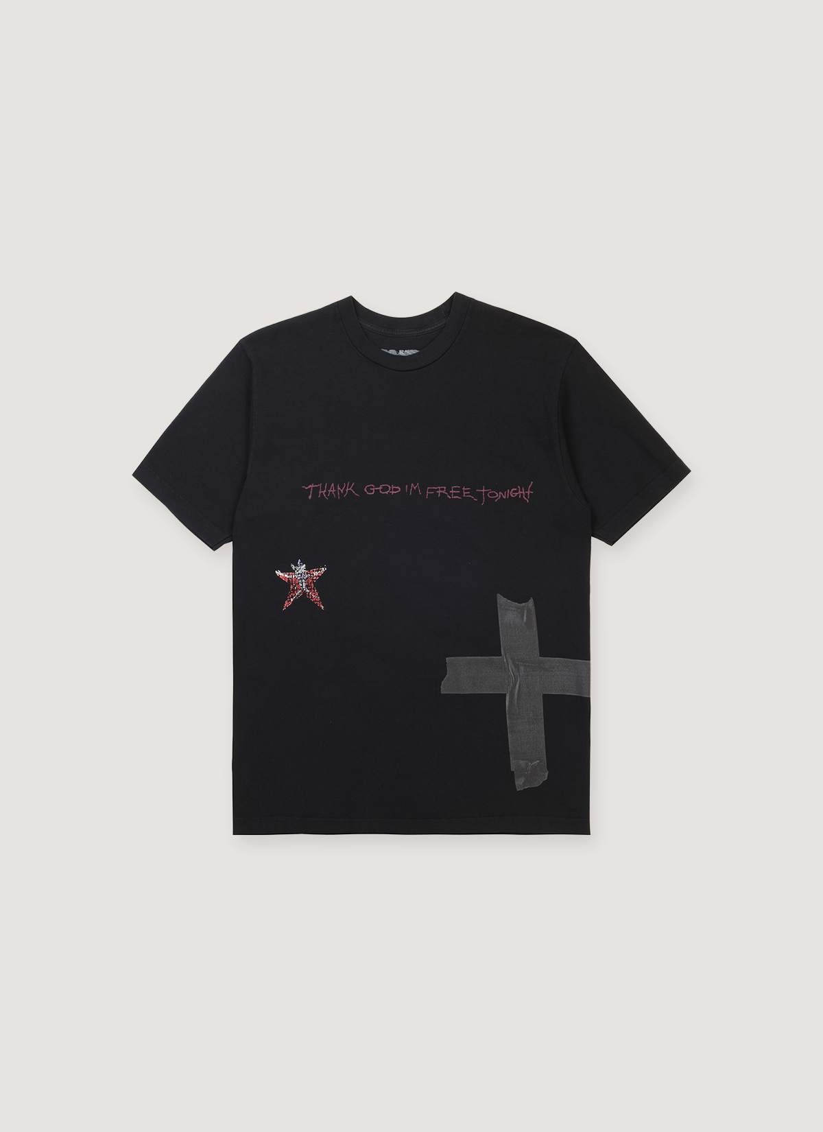 Travis Scott Thank God Tee Black