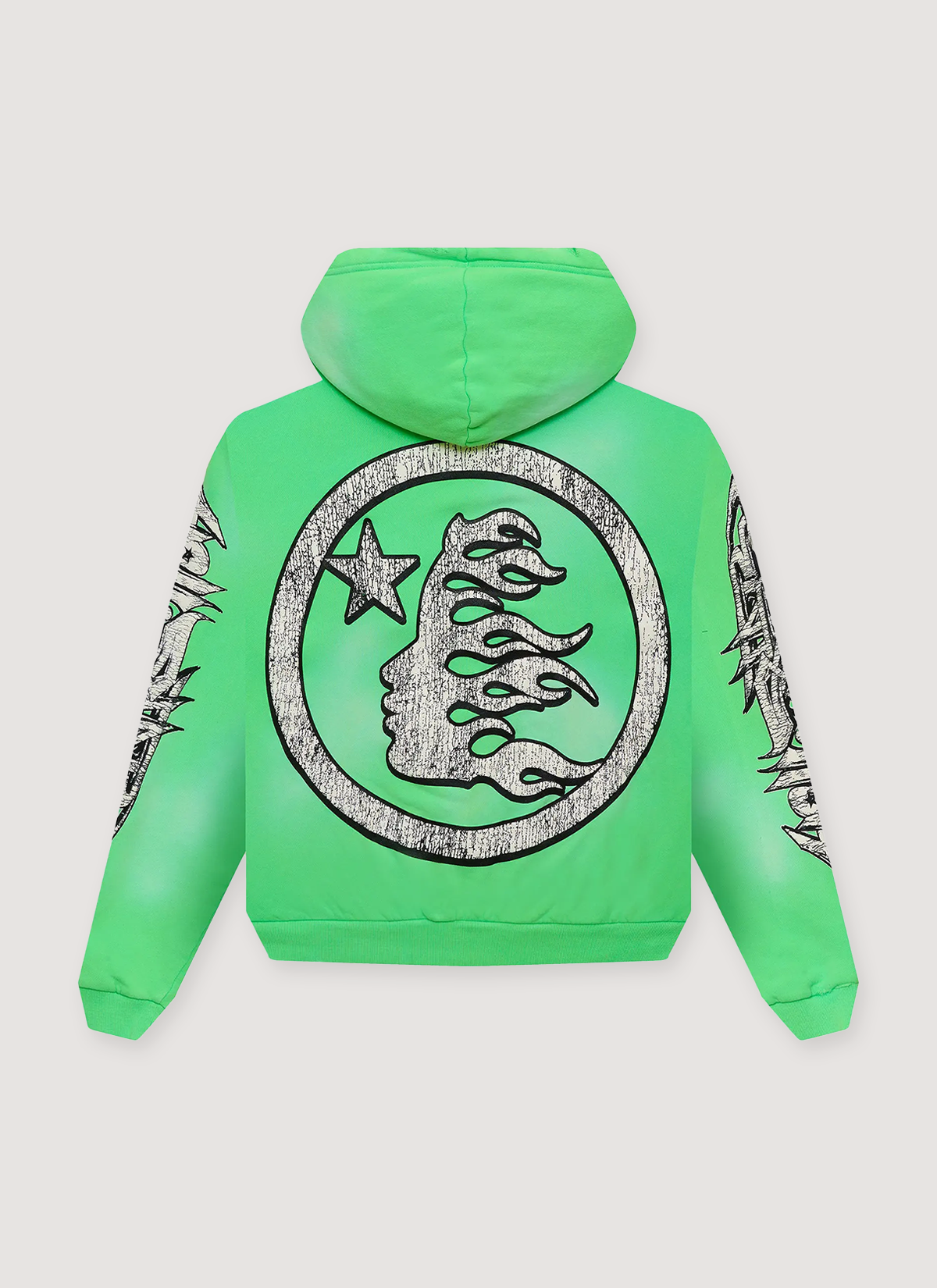 Hellstar Grafitti Zip Up Sweatshirt Green – PIECES Hellstar Grafitti Zip Up Sweatshirt Green – PIECES