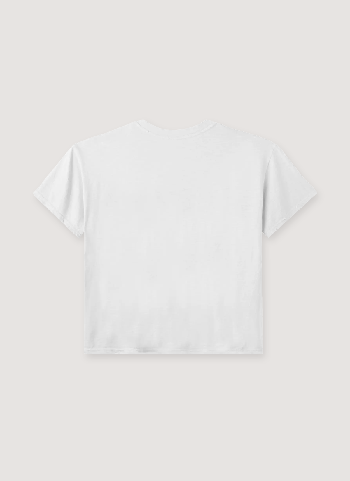 GV Gallery Gravity Tee White dirty, vintage, back view GV Gallery Gravity Tee White - Image 2 | Authenticated at Pieces Los Angeles