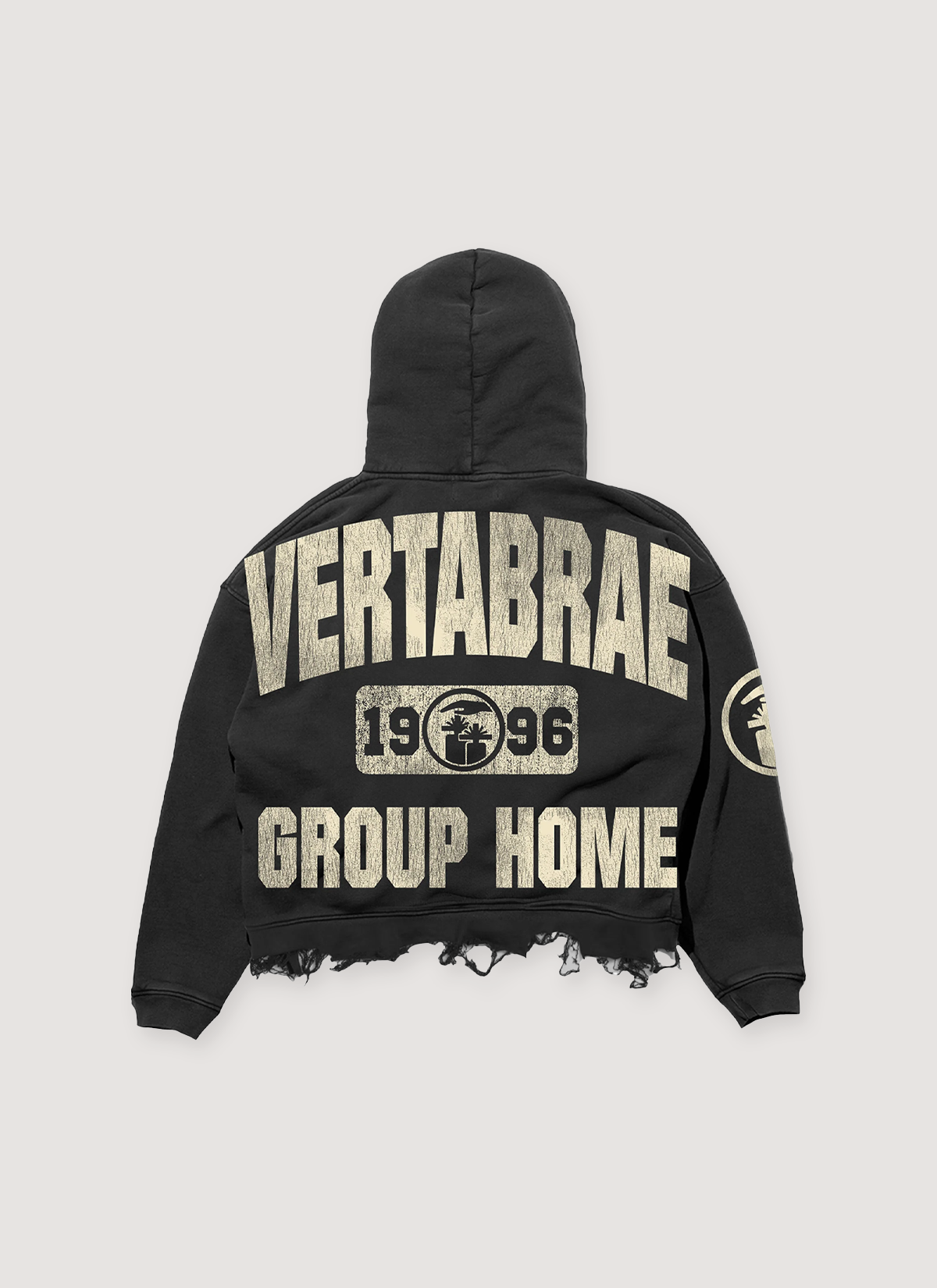 Vertabrae Group Home Sweatshirt Vintage Black Vertabrae Group Home Sweatshirt Vintage Black - Image 2 | Authenticated at Pieces Los Angeles