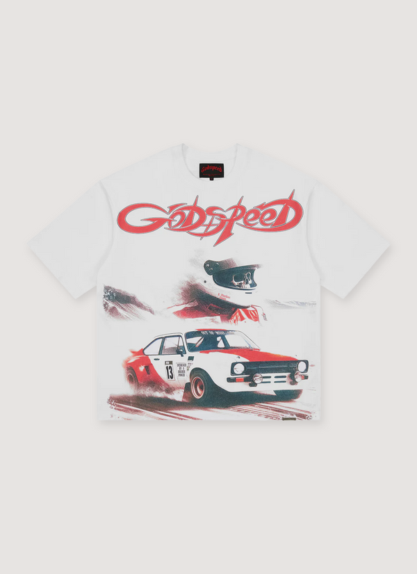 Godspeed New York Abu Dhabi Desert Challenge Tee White Abu Dhabi Desert Challenge Tee White - Authenticated T-shirts | Pieces Los Angeles