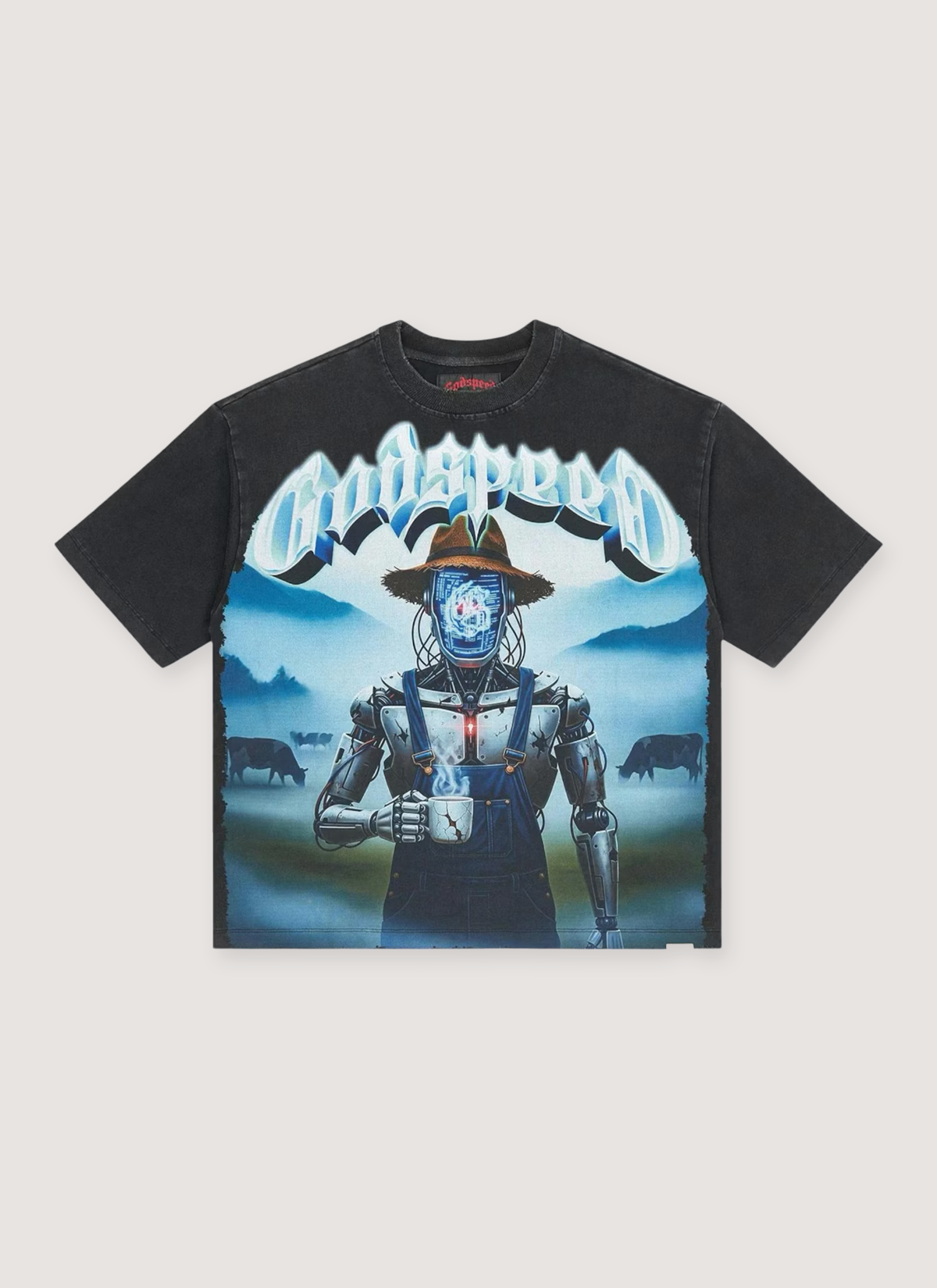 Godspeed New York Aura Farming Tee Godspeed New York Aura Farming Tee - Image 4 | Authenticated at Pieces Los Angeles