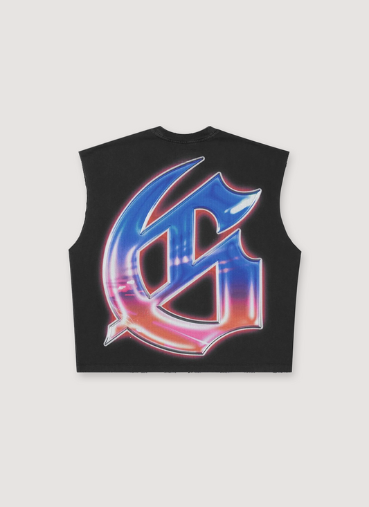 Godspeed New York FUN Sleeveless Tee Black Wash