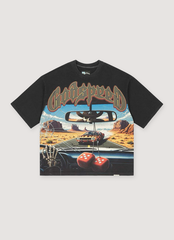 Godspeed New York On The Run II Tee Black On The Run II Tee Black - Authenticated T-shirts | Pieces Los Angeles