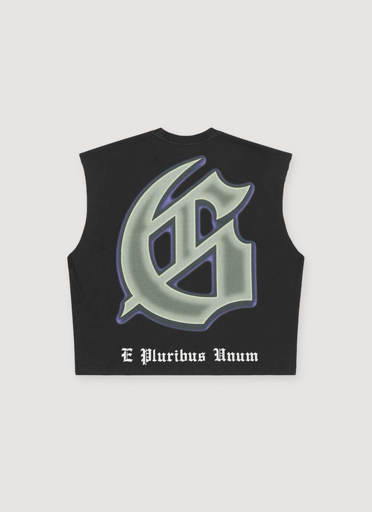 Godspeed New York The Landing Sleeveless Tee Black