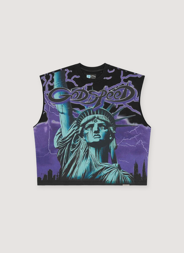 Godspeed New York Voltage Sleeveless Tee alternate view - Shop at Pieces Los Angeles