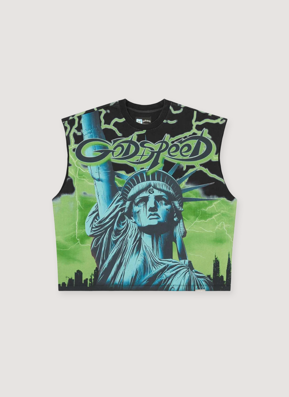 Godspeed Voltage Sleeveless Tee Godspeed Voltage Sleeveless Tee - Image 6 | Authenticated at Pieces Los Angeles