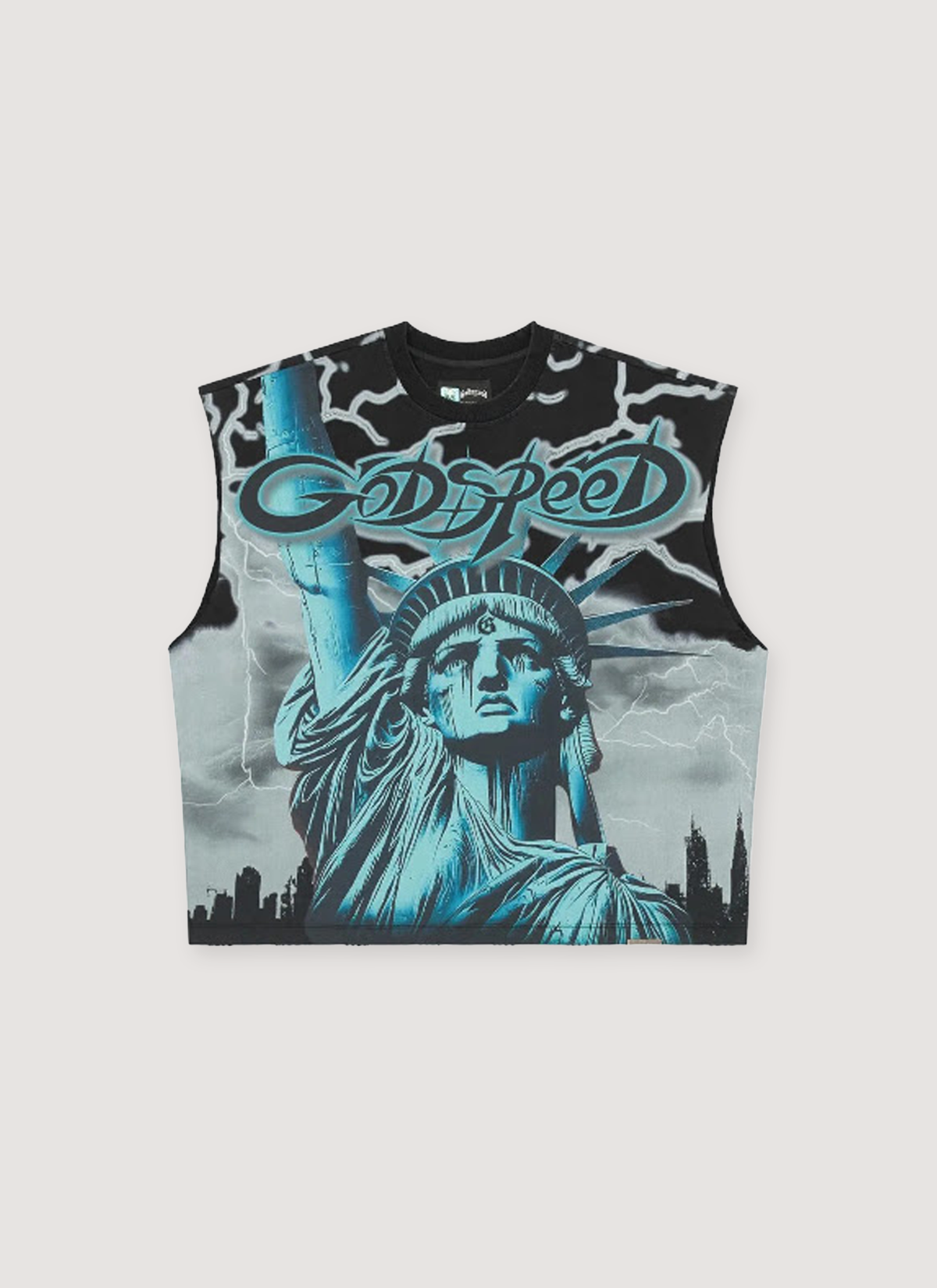 Godspeed Voltage Sleeveless Tee Godspeed Voltage Sleeveless Tee - Image 3 | Authenticated at Pieces Los Angeles