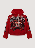 Hellstar Halloween Skeleton Airbrush Sweatshirt Red Hellstar Halloween Skeleton Airbrush Sweatshirt Red - Image 1 | Authenticated at Pieces Los Angeles