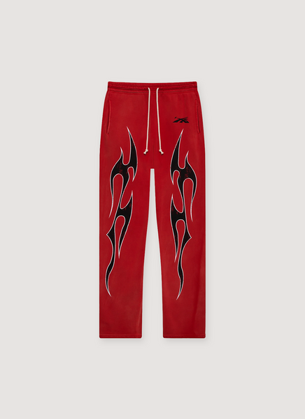 Hellstar Halloween Flame Sweatpants Red – PIECES