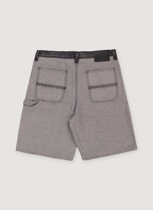 Pieces Harvey Split Carpenter Short Washed Black