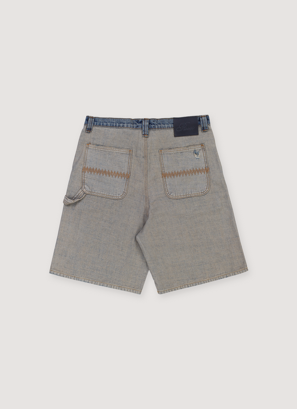 Pieces Harvey Split Carpenter Denim Shorts alternate view - Shop at Pieces Los Angeles