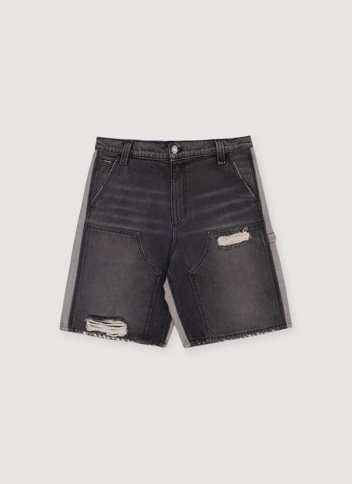 Pieces Harvey Split Carpenter Denim Shorts Pieces Harvey Split Carpenter Denim Shorts - Image 3 | Authenticated at Pieces Los Angeles