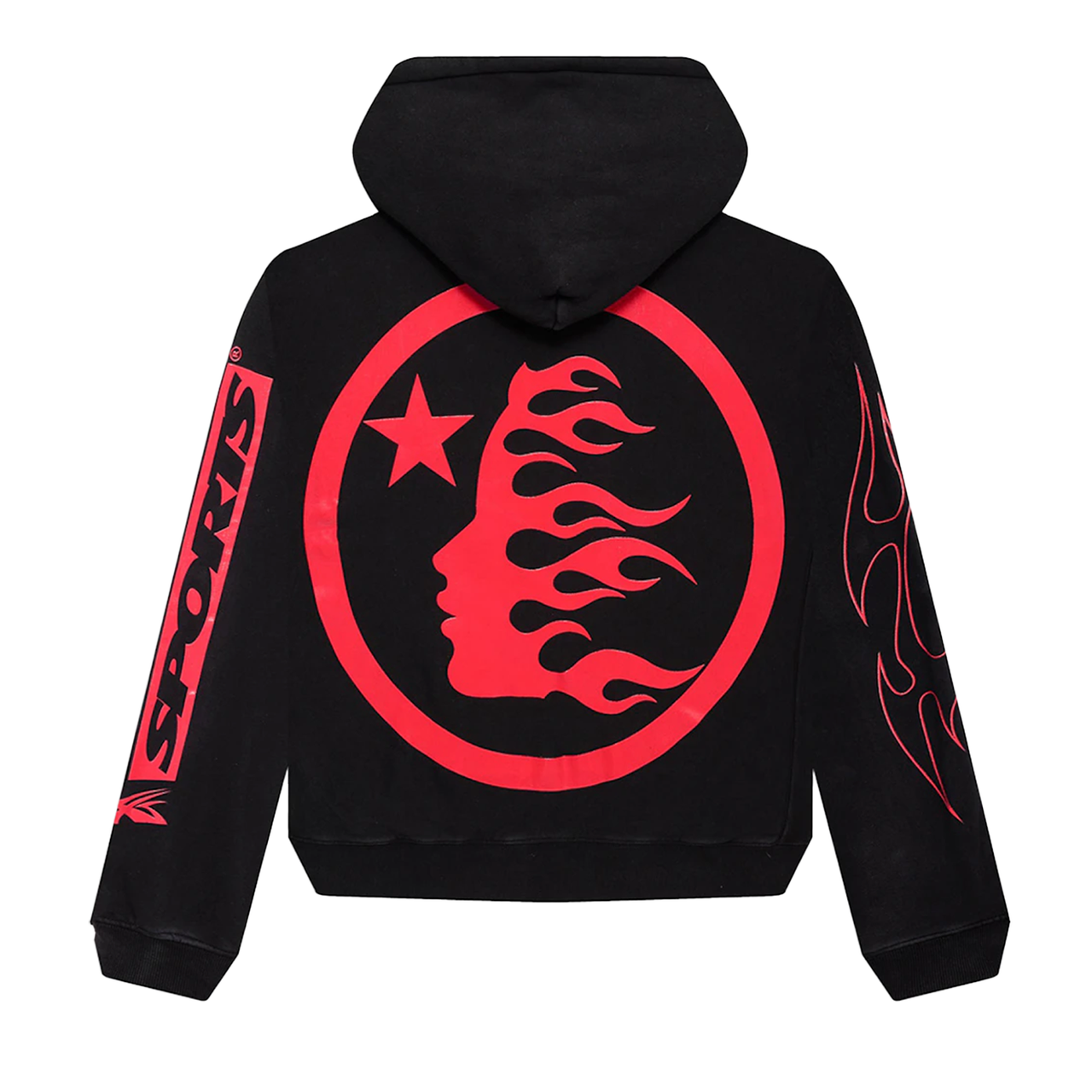 Hellstar Future Flames Sweatshirt Black