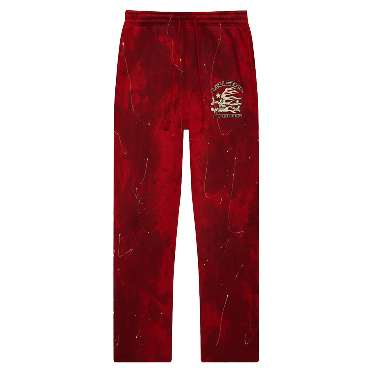 Hellstar Sports Sweatpants Tie Dye Red