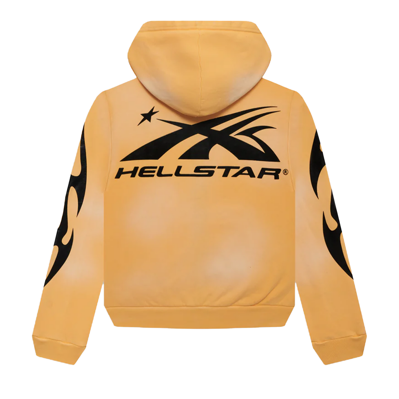 Hellstar Sports Zip-Up Sweatshirt Yellow