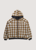 Basketcase Gallery Hench Plaid Thermal Reversible Sweatshirt Black Basketcase Gallery Hench Plaid Thermal Reversible Sweatshirt Black - Image 3 | Authenticated at Pieces Los Angeles