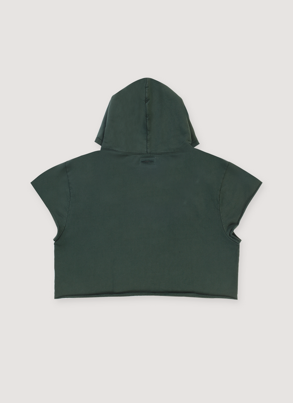 High Risk Cut Off Sweatshirt Green alternate view - Shop at Pieces Los Angeles