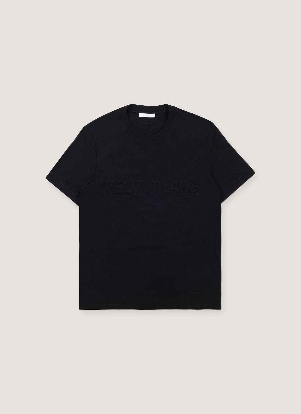 Helmut Lang Embossed Tee Black