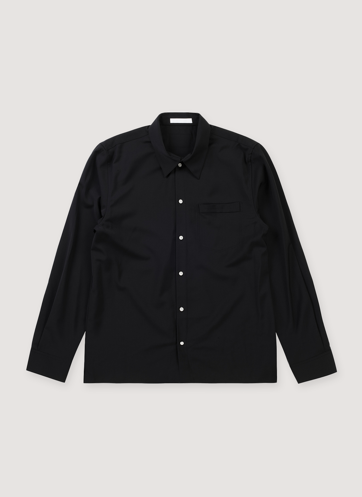 Helmut Lang Wool Classic Shirt Black