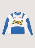 HMDD Hidden Season Motoeaux Jersey White Blue HMDD Hidden Season Motoeaux Jersey White Blue - Image 1 | Authenticated at Pieces Los Angeles