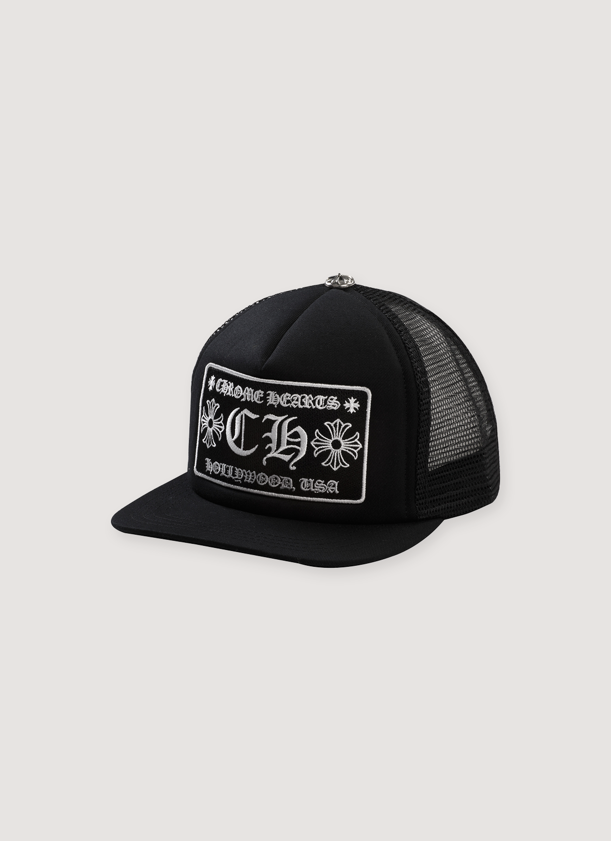 Chrome Hearts Hollywood Trucker Hat Black
