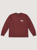 Stussy Honolulu Pigment Dye Longsleeve Oxblood Stussy Honolulu Pigment Dye Longsleeve Oxblood - Image 1 | Authenticated at Pieces Los Angeles
