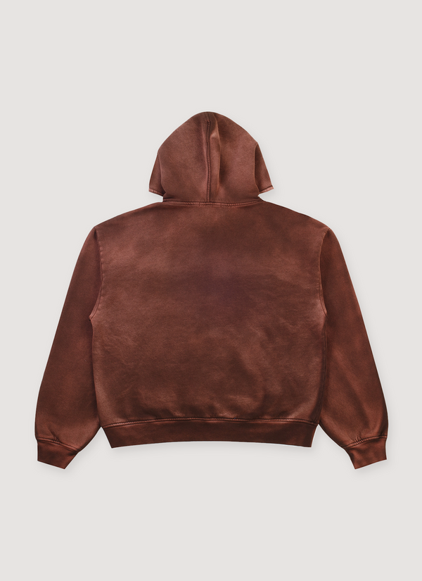 Thirteen Studios Logo Sweatshirt Faded Brown alternate view - Shop at Pieces Los Angeles