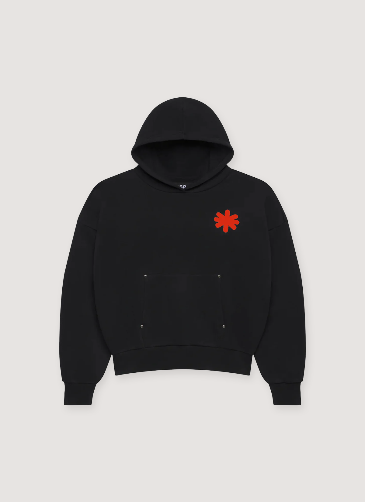 Lost SHDWS OG Sun Logo Sweatshirt Black Red Lost SHDWS OG Sun Logo Sweatshirt Black Red - Image 1 | Authenticated at Pieces Los Angeles