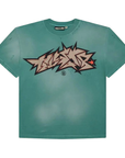 Hellstar Crack Logo Tee Green