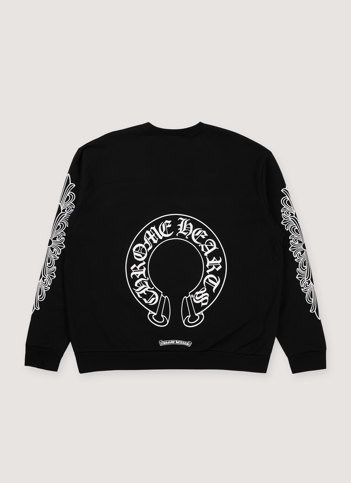 Chrome Hearts Horseshoe Crewneck Black Chrome Hearts Horseshoe Crewneck Black - Image 2 | Authenticated at Pieces Los Angeles