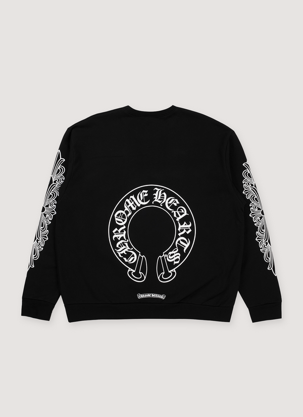 Chrome Hearts Horseshoe Crewneck Black alternate view - Shop at Pieces Los Angeles