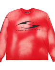Hellstar Cursive Logo Longsleeve Red