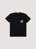 Chrome Hearts Honolulu Horseshoe Tee Shirt Black with screen printed logo, chest pocket, front view Chrome Hearts Honolulu Horseshoe Tee Black - Image 1 | Authenticated at Pieces Los Angeles