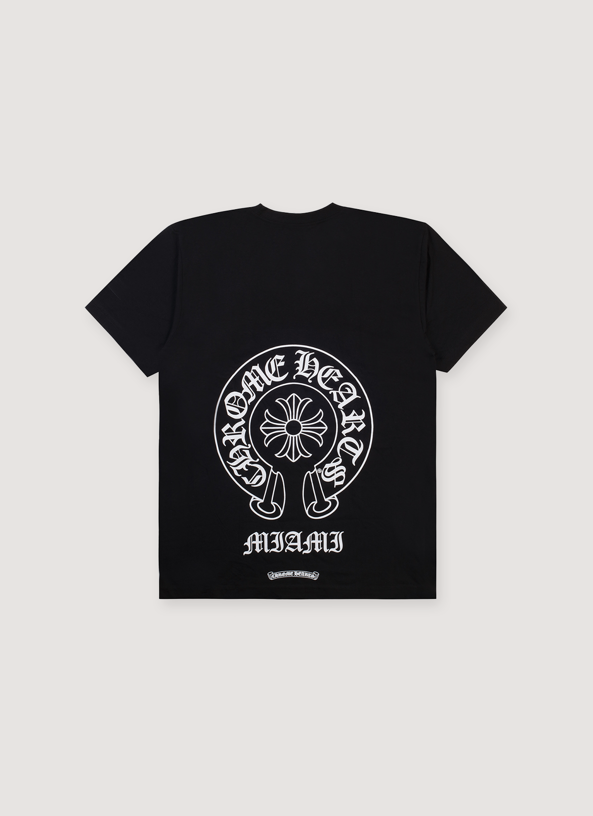 Chrome Hearts 正規品　ブラックTシャツ Chrome Hearts Miami Horseshoe Tee Black | PIECES Los Angeles