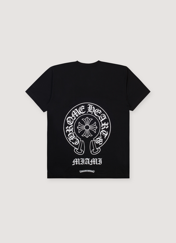 Chrome Hearts Miami Horseshoe Tee Black alternate view - Shop at Pieces Los Angeles