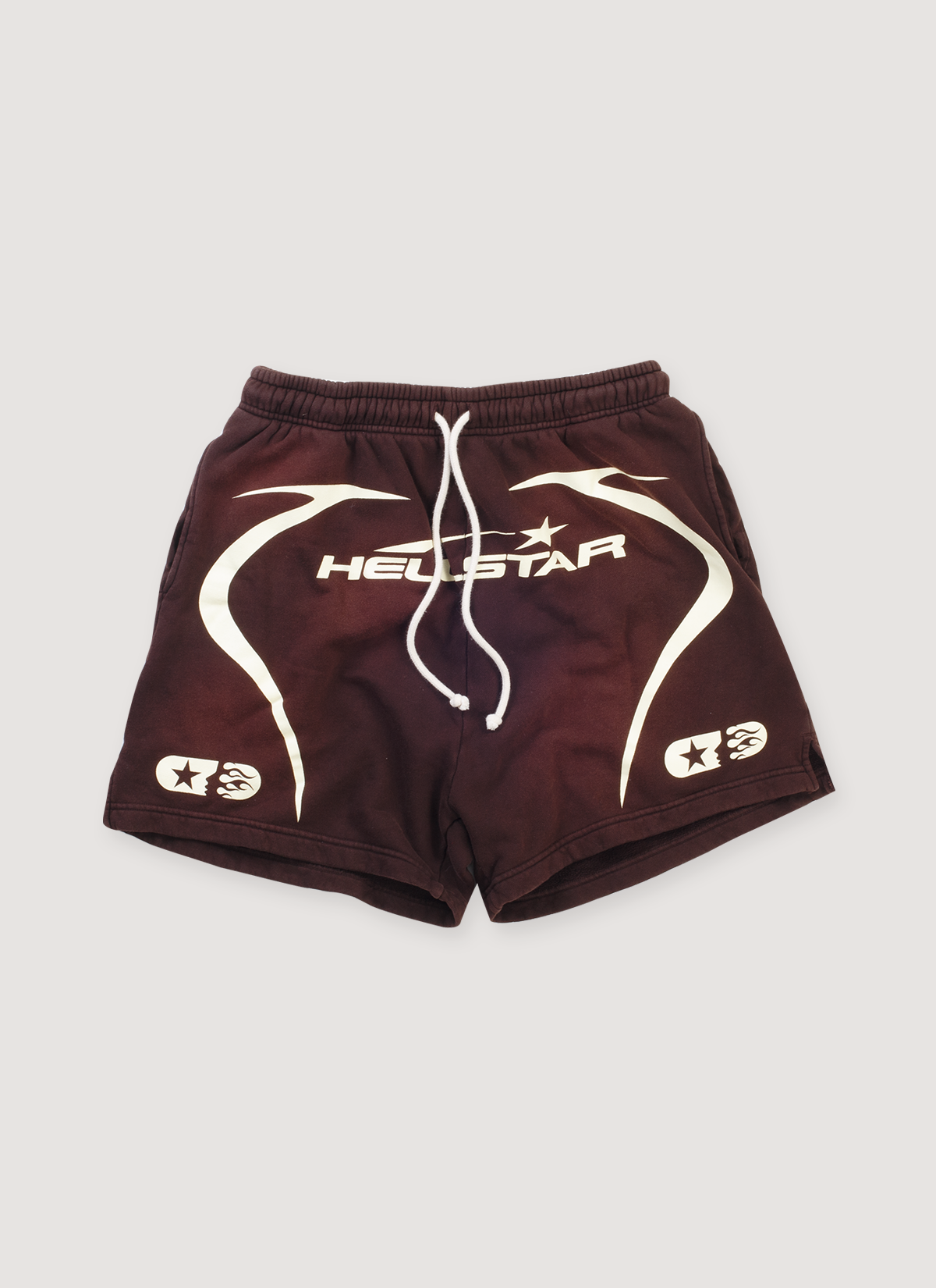 Hellstar Warm Up Shorts Brown (Pre-Owned) Hellstar Warm Up Shorts Brown (Pre-Owned) - Image 1 | Authenticated at Pieces Los Angeles