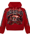 Hellstar Halloween Skeleton Airbrush Sweatshirt Red