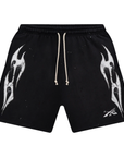 Hellstar Spiderweb Sport Logo Shorts Black