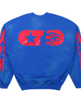 Hellstar Sports Crewneck Blue Red