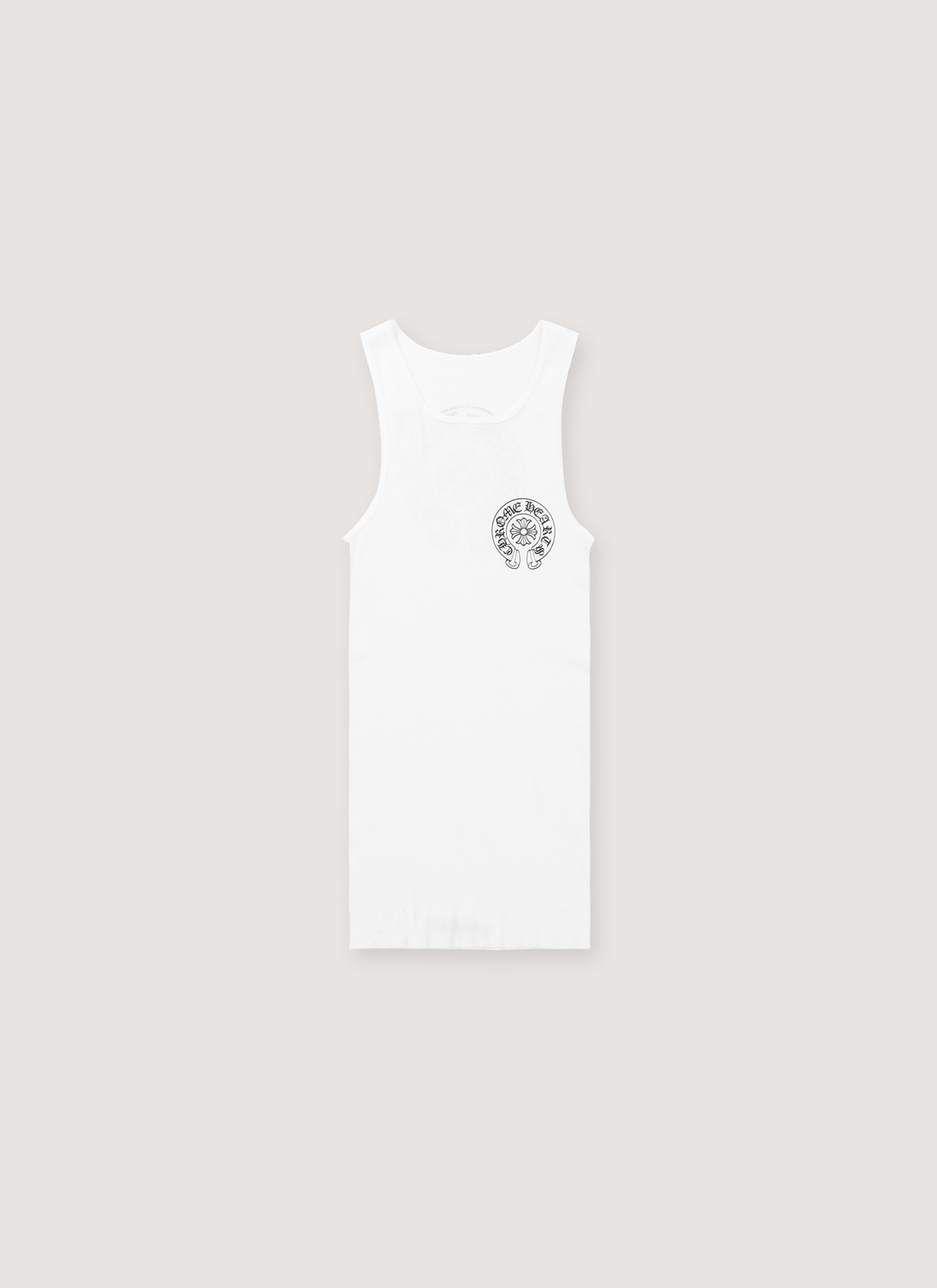 Horseshoe Tank Top White