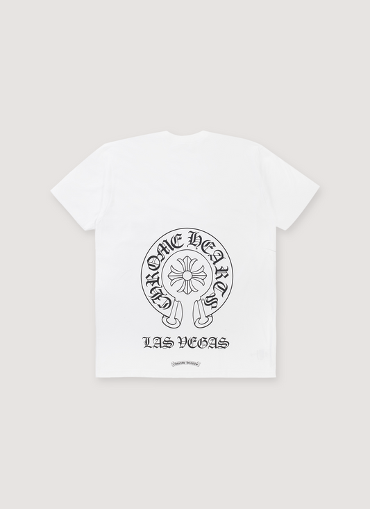 Chrome Hearts Las Vegas Horseshoe Tee White