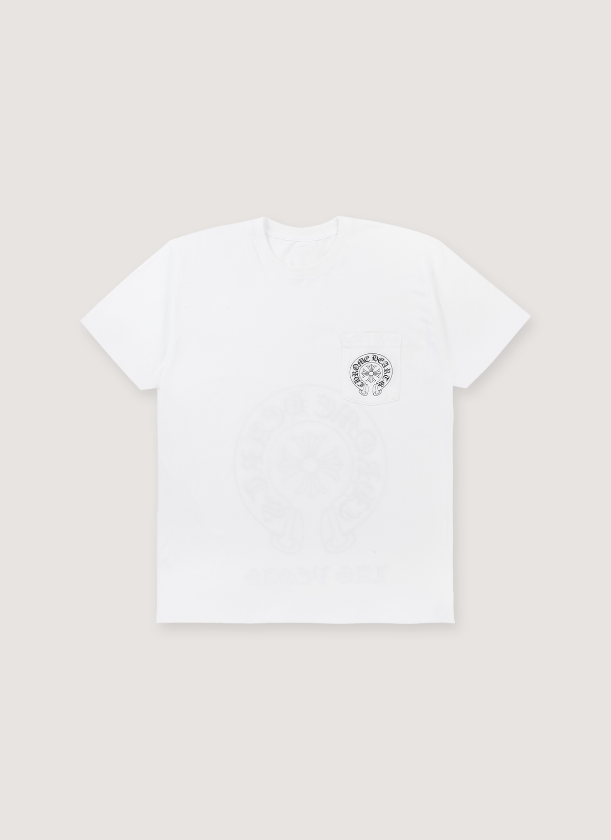 Chrome Hearts Las Vegas Horseshoe Tee White Chrome Hearts Las Vegas Horseshoe Tee White - Image 1 | Authenticated at Pieces Los Angeles