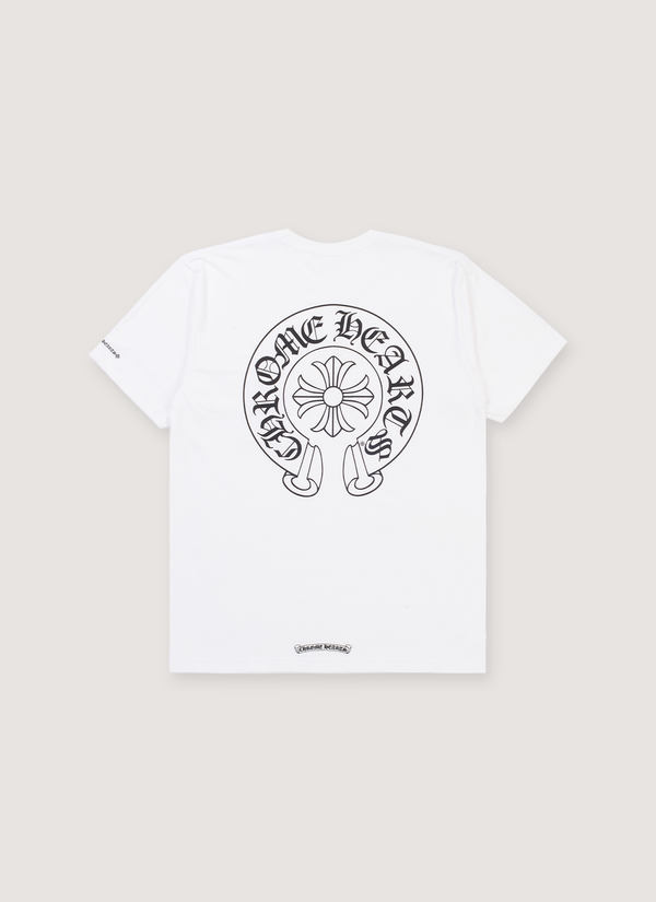 Chrome Hearts Horseshoe Tee White Black alternate view - Shop at Pieces Los Angeles