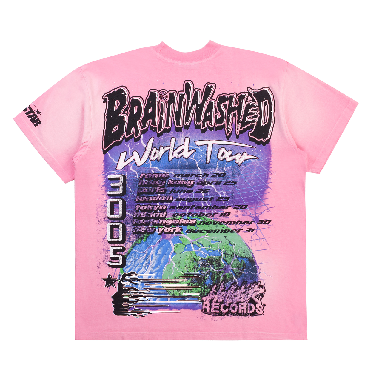 Hellstar Brainwashed World Tour Tee Pink